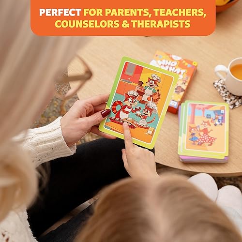 Miniatura 5 de Tarjetas de conversación para niños, materiales de aprendizaje para habilidades sociales, inteligencia emocional y pensamiento crítico - Recursos de