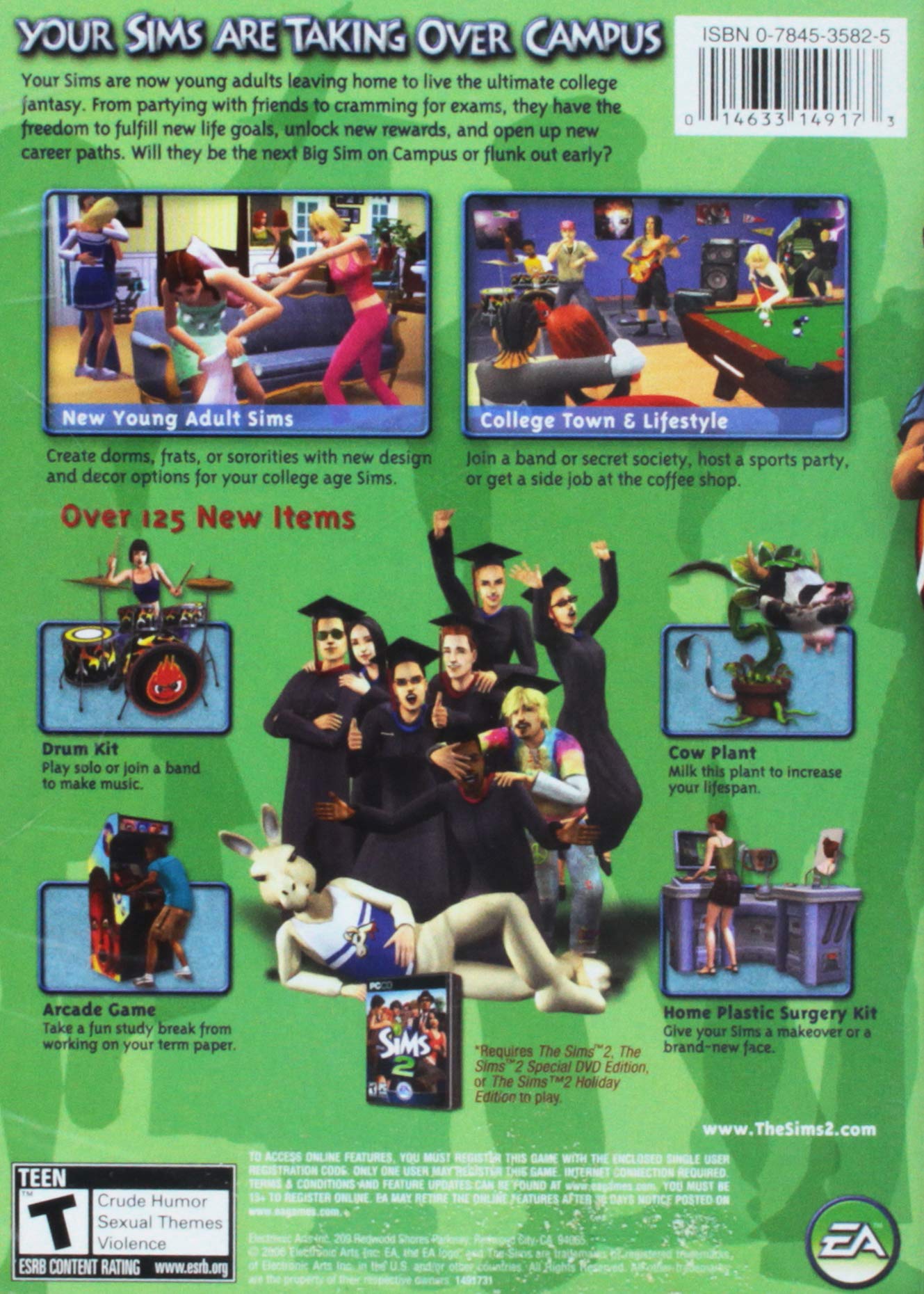The Sims 2 University Expansion Pack - PC | Amazon.com.br