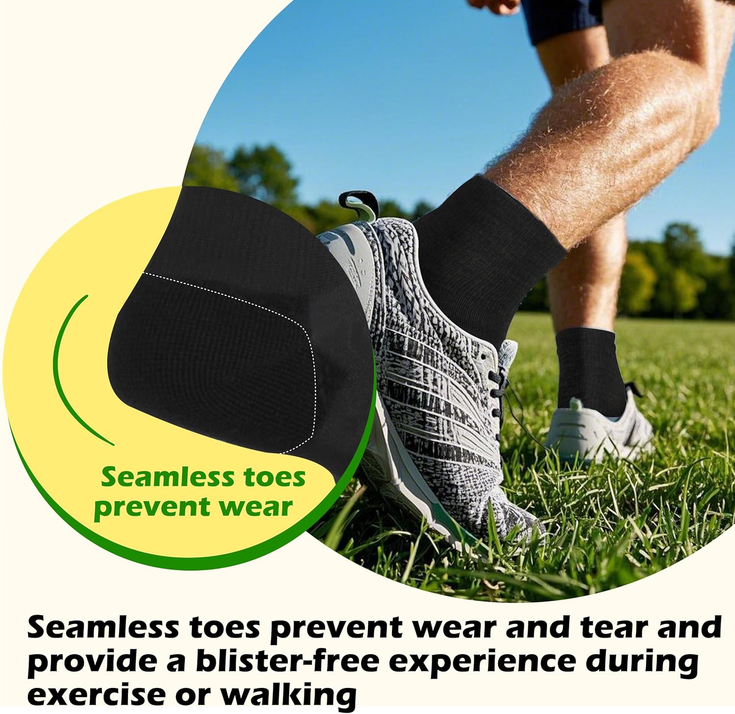 90% Merino Wool Socks for Men and Women,Casual Breathable Soft,3 Pairs - Image 7