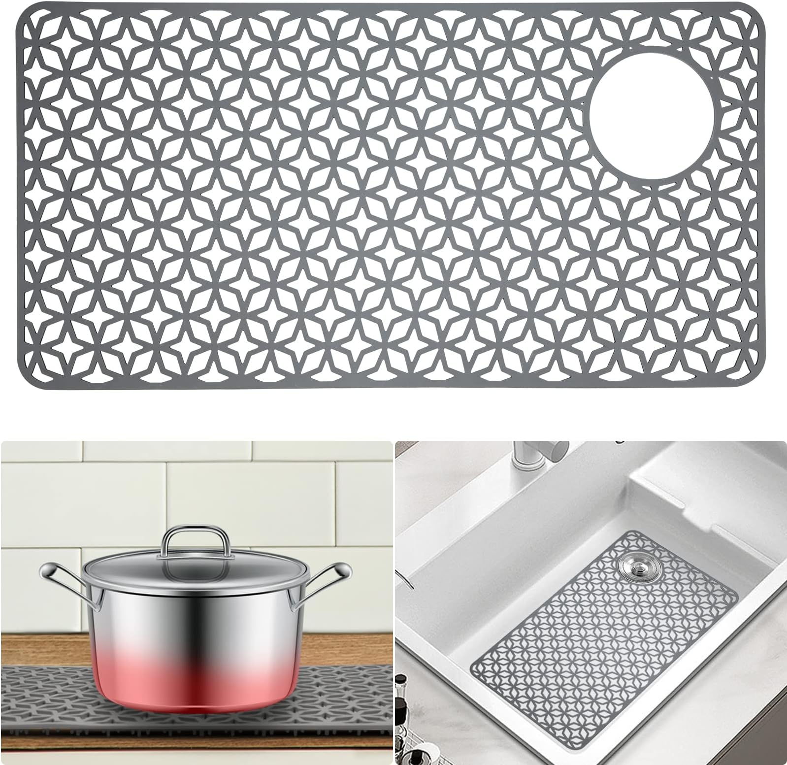 KRAUS KBGGR2514 Bellucci Series Stainless Steel Kitchen Sink Bottom