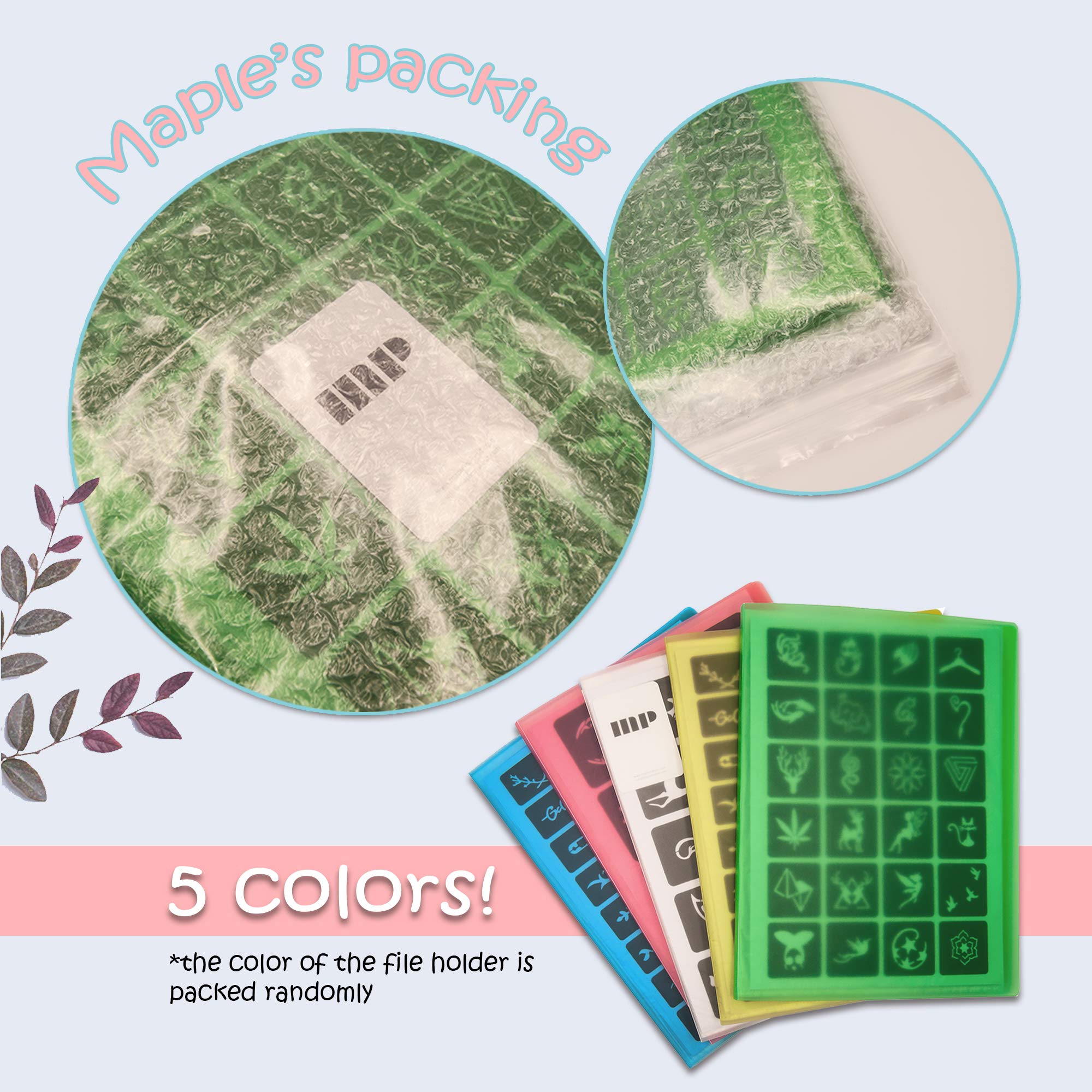 282 Designs Temporary Tattoo Stencils Removable Tattoo Stickers Face