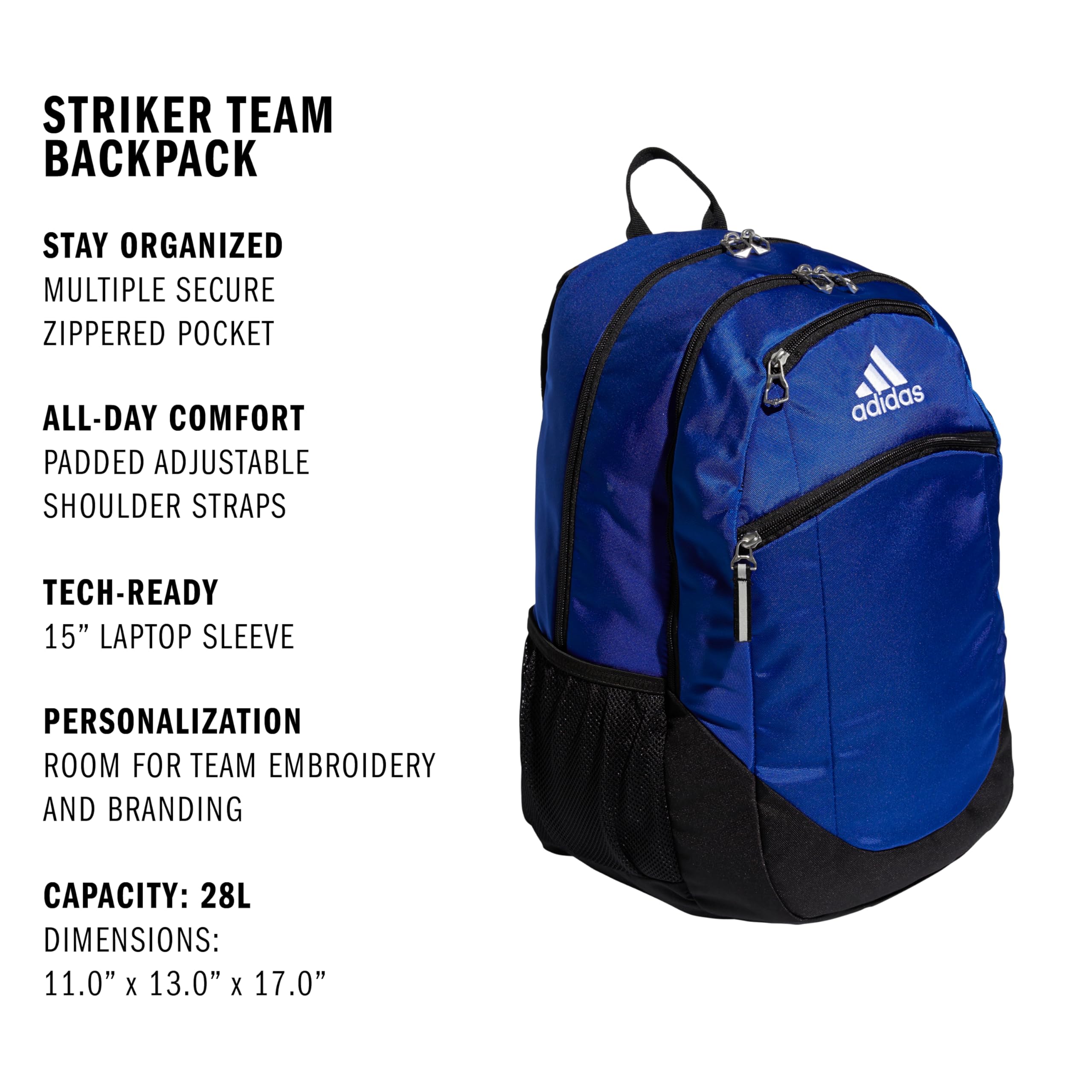 Adidasstriker Sports Backpack For Soccer And More Workout Bag Men