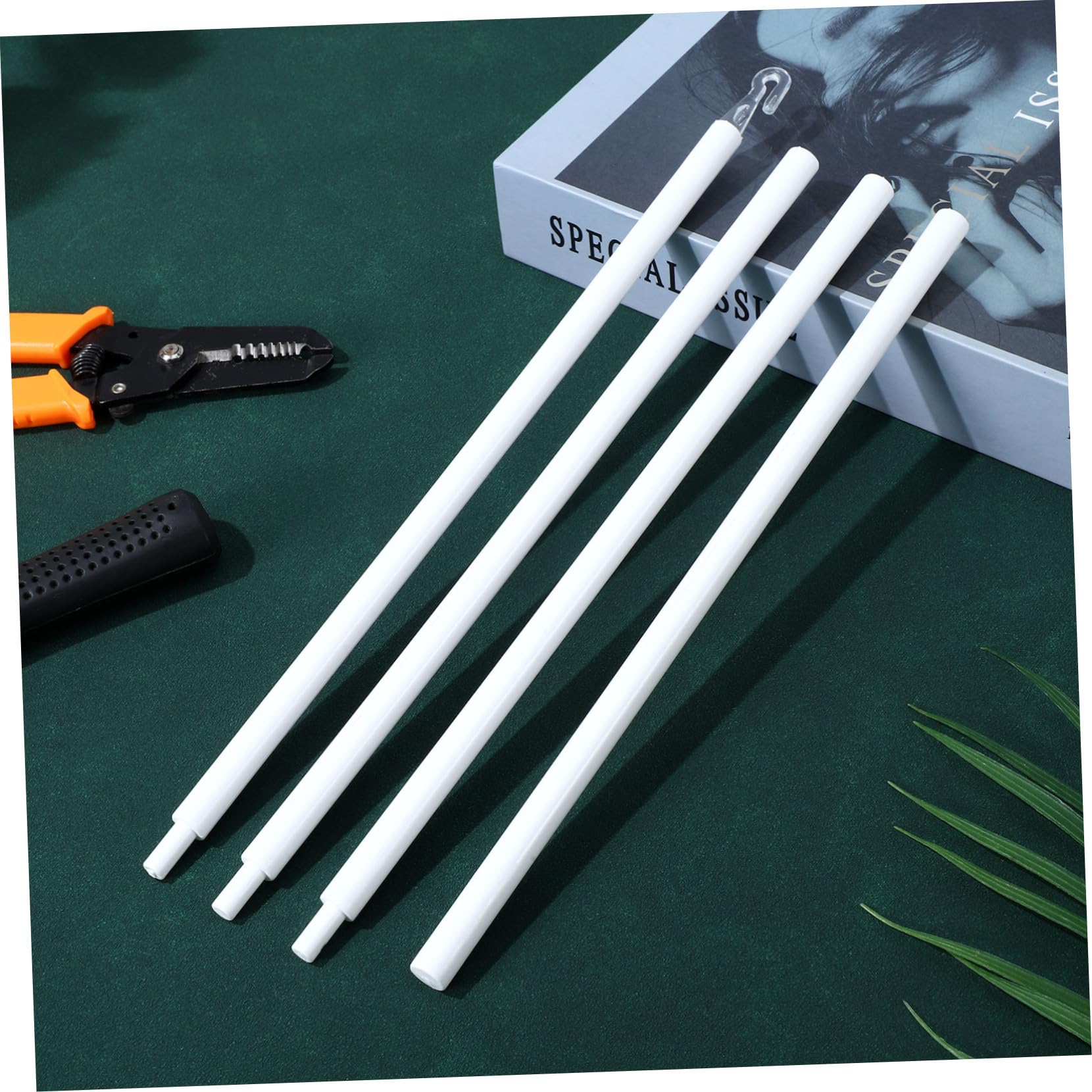 Tige De Traction Pour Stores - Longueur Réglable Jusqu'à 117 Cm - Mécanisme De Verrouillage Sécurisé - Plastique Durable - 7