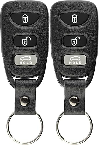 Miniatura 1 de KeylessOption Llavero de automóvil con correa para Kia Forte PINHA-T008 (paquete de 2)