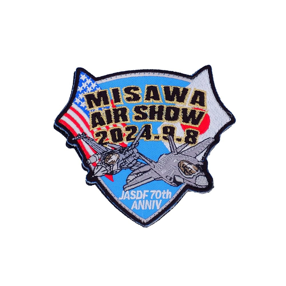 三沢航空祭、polワッペン猫デザイン刺繍パッチ 三沢航空祭、polワッペン猫デザイン刺繍パッチ 数量限定 航空