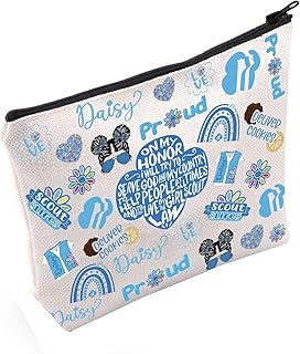 Girl Scout Gifts Daisy Girl Scout Cosmetic Bag Daisy Troop Gift Scouting Journey Gift (Daisy Girl Scout Cosmetic Bag)