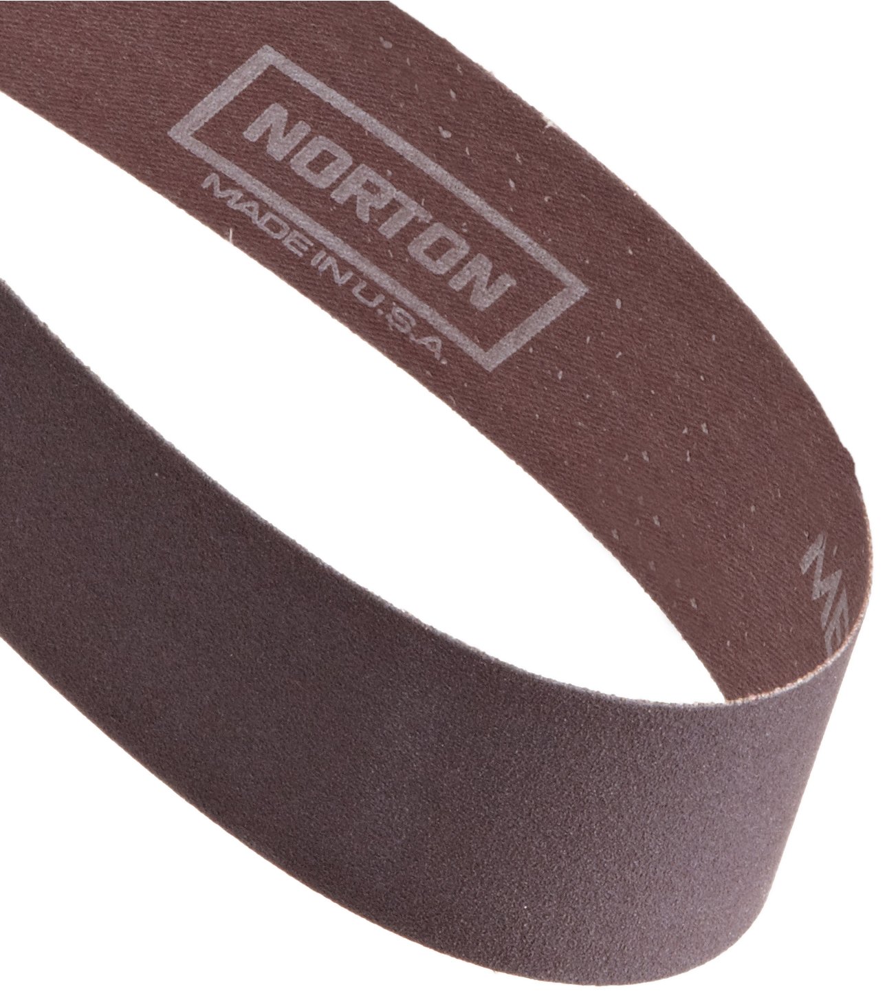 Norton Metalite R228 Benchstand Abrasive Belt, Cotton Backing, Aluminum Oxide, 2" Width, 72" Length, Grit 120 (Pack of 5)