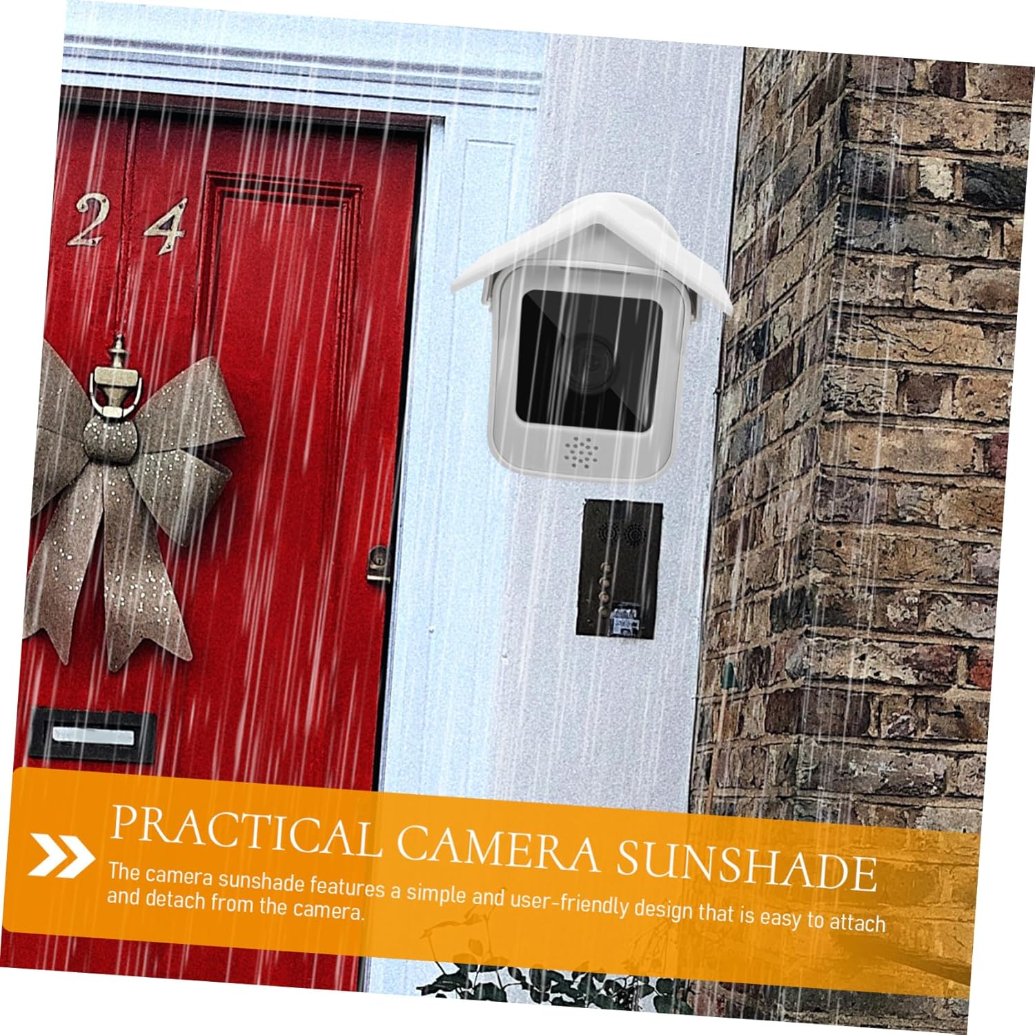 BESPORTBLE 4sets Outdoor Camera Rain Cover Shell for Cam Easy to Install Material for Weather Conditions Outdoor Camera Accessory