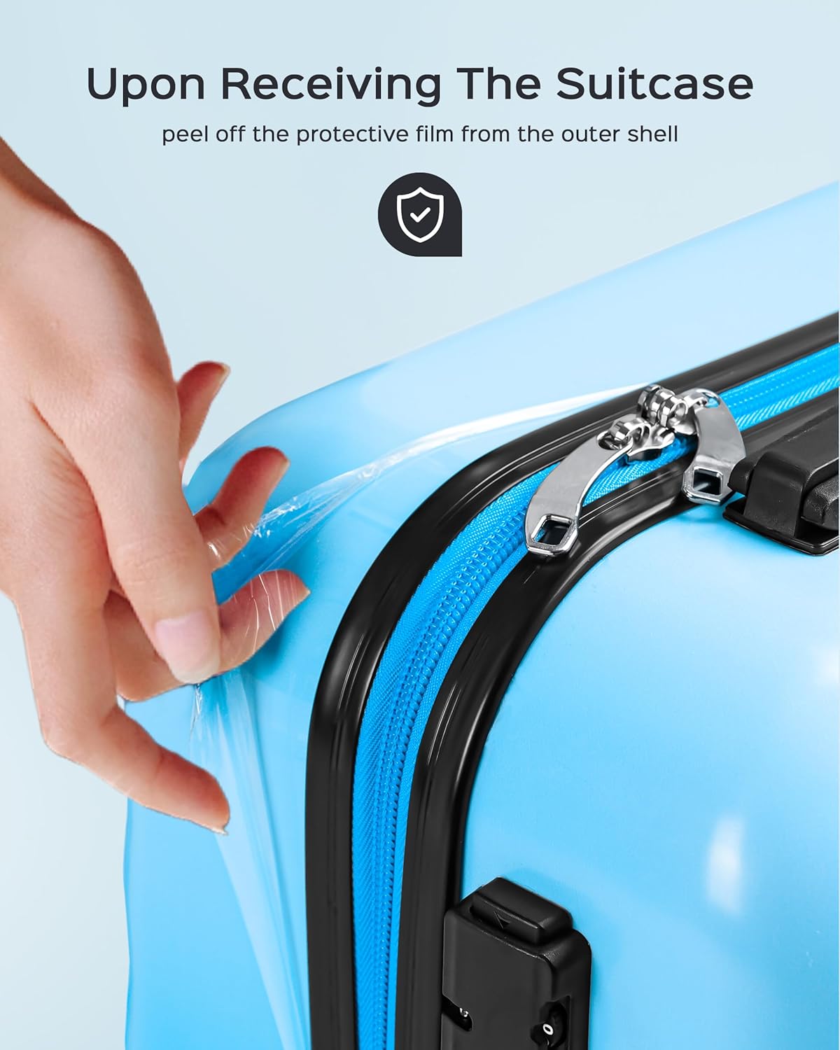 Suitour Carry on Suitcase Airline Approved, Hardside Lightweight Rolling Luggage for Women…