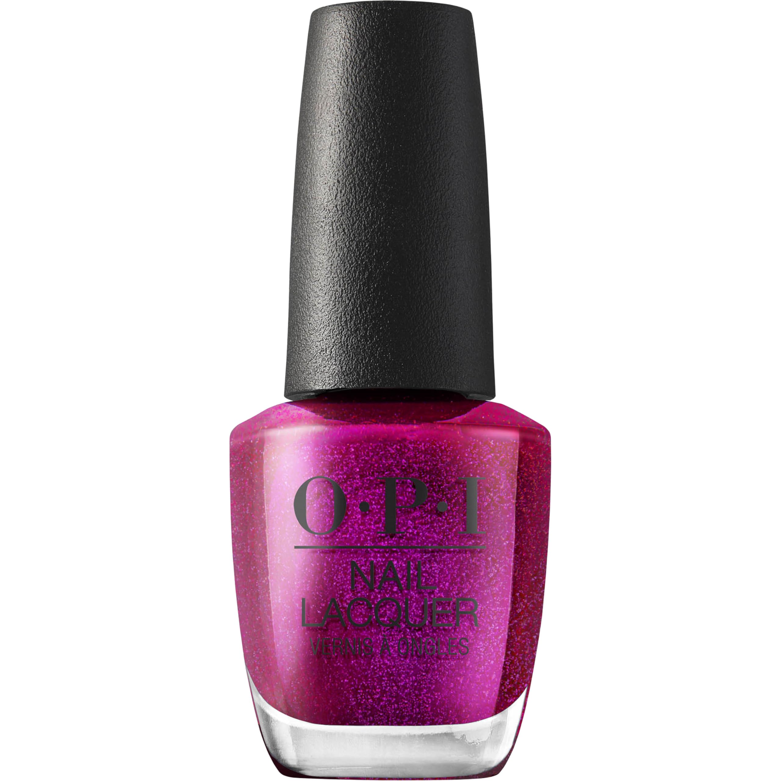 OPI Nail Lacquer Berry and Bright | Opaque Dark Neutral Purple with Pink Shimmer Chip Resistant Nail Polish | Good Enough to Treat Collection | Holiday 2025-image-1