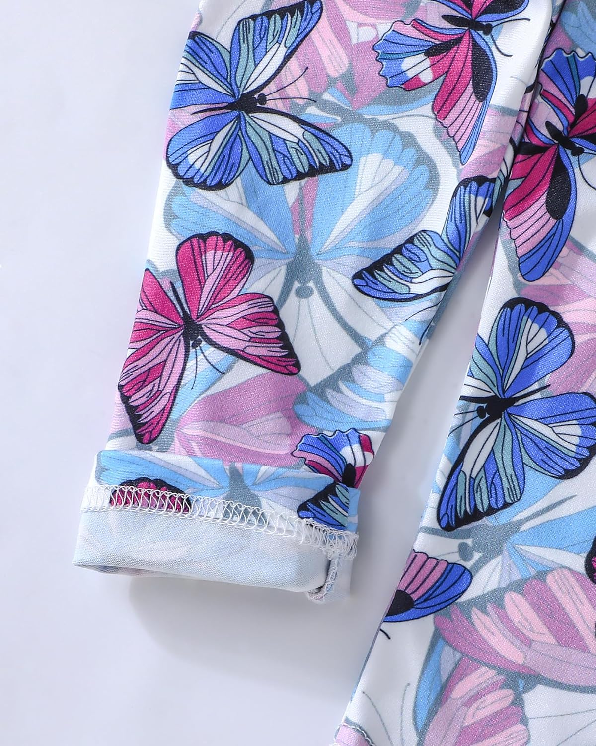 Jecson Toddler Baby Girl Clothes: Cotton Soft Outfits Set A-Line Top & Butterfly-Print Pants Cute Fall Home Outdoor 6M-4Y - Image 9