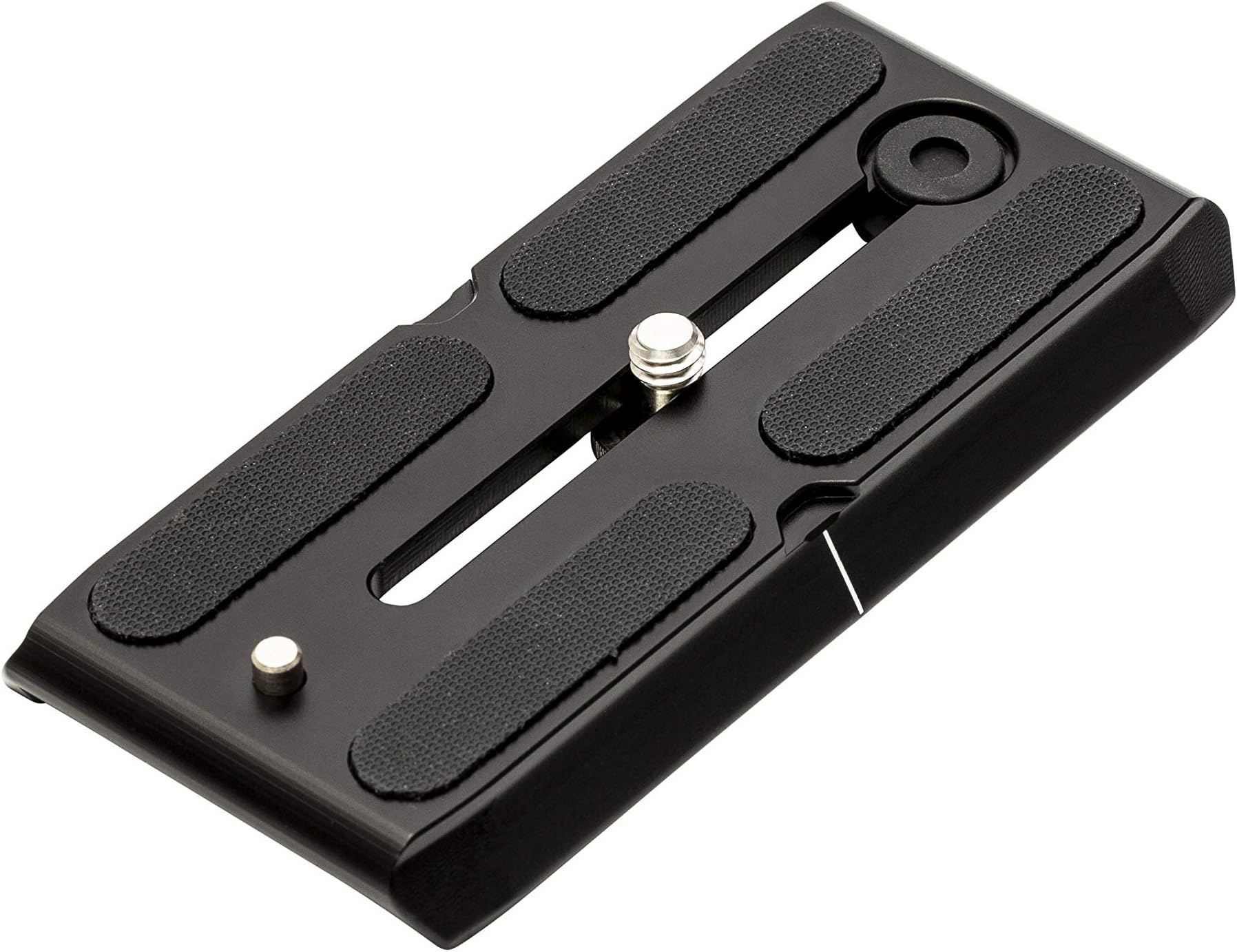 Arca-Swiss Style Professional Quick Release Plate – Anti-Twist Rubber Base, 1/4"-20 Camera Screw, Safety Stop Design & Durable Aluminum Construction (QR4PRO)