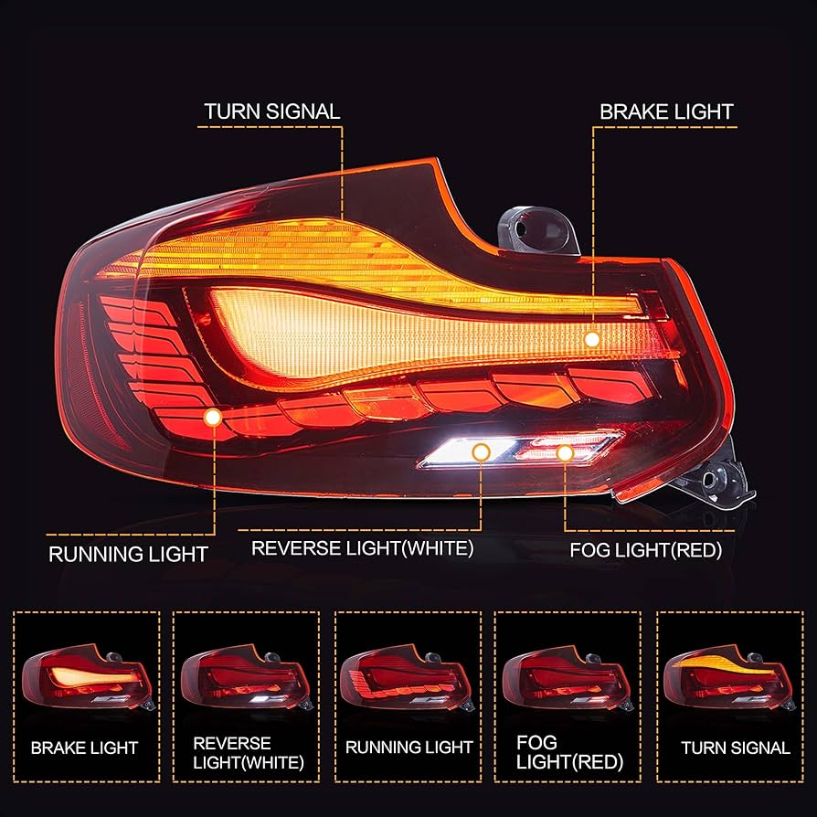 Amazon.com: VLAND LED Tail Lights Fit for 2014-2020 BMW M2