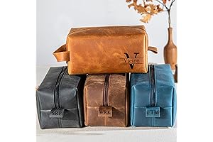 Monogrammed Leather Dopp Kit: A Timeless Happy Birthday Gift for the Modern Man
