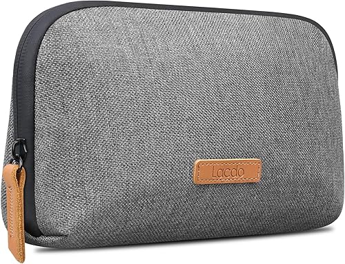 Lacdo Organizador electrónico organizador de cables de viaje, funda de accesorios electrónicos de tecnología, fundas de cargador portátil para