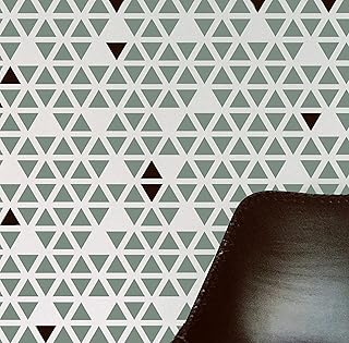 Triangle Drop, LARGE WALL STENCIL, Geometric Modern Wall Stencils for Painting, Stencils For Walls, Triangle Wall Stencil Pattern