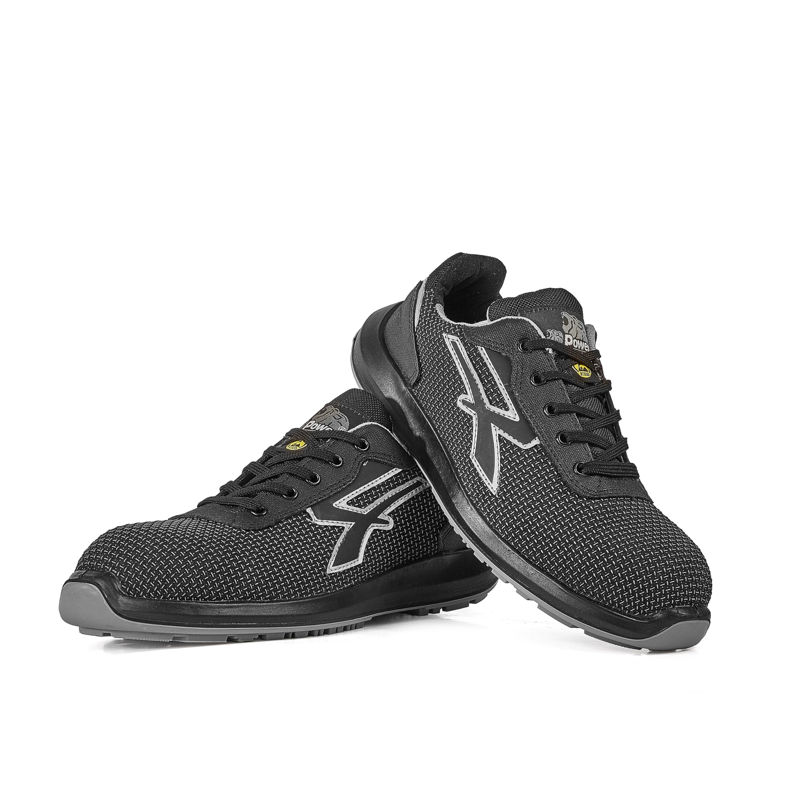 U-Power Don't Worry... BE Happy! Scarpe Antinfortunistiche da Lavoro,Scarpa Alta,MOD.Scudo ESD S3 Ci SRC,Puntale Antiperforazione No Metal SafetywearUnisex - Adulto