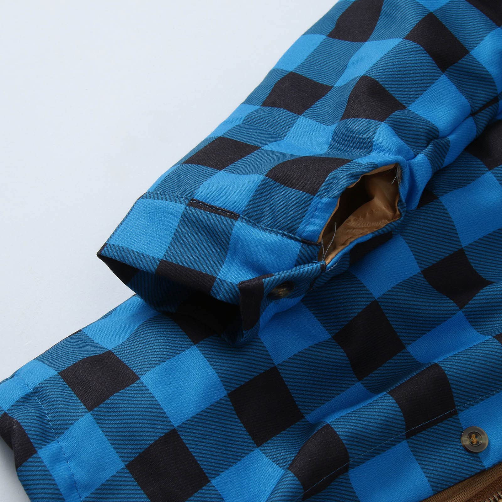 Camisa de franela de manga larga para hombre, de forro polar, con botones, para el tiempo libre, ajuste normal, forro polar, térmica, para hombre, de franela de manga larga, a cuadros,
