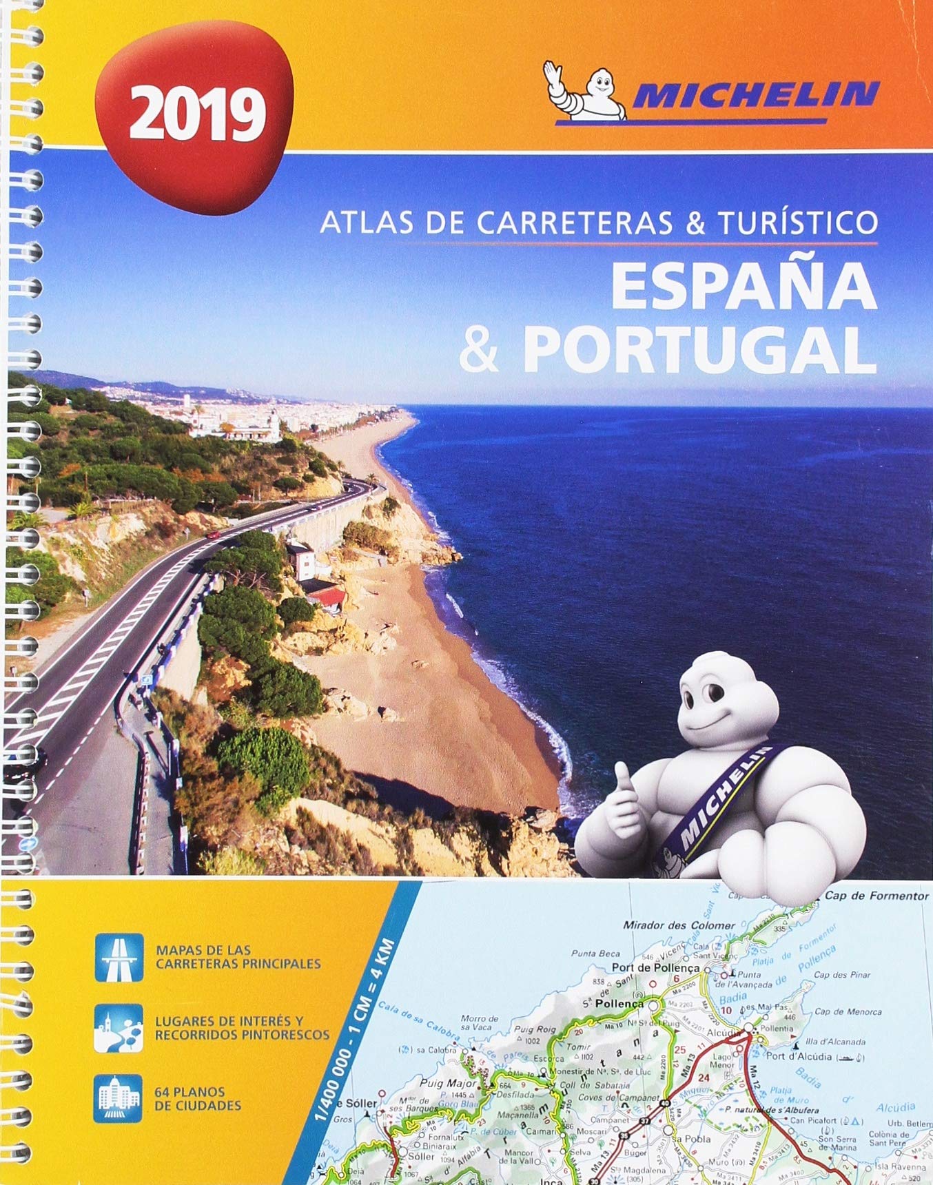 España & Portugal (formato A-4) (Atlas de carreteras y turístico ) (Atlas de carreteras Michelin)