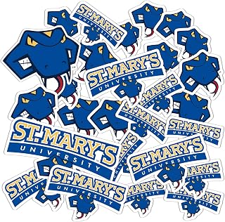 Desert Cactus St. Mary's University (TX) Sticker StMU SM Texas Rattlers Vinyl Decals Laptop Water Bottle Car Scrapbook Sheet T1 (Type 1-1)