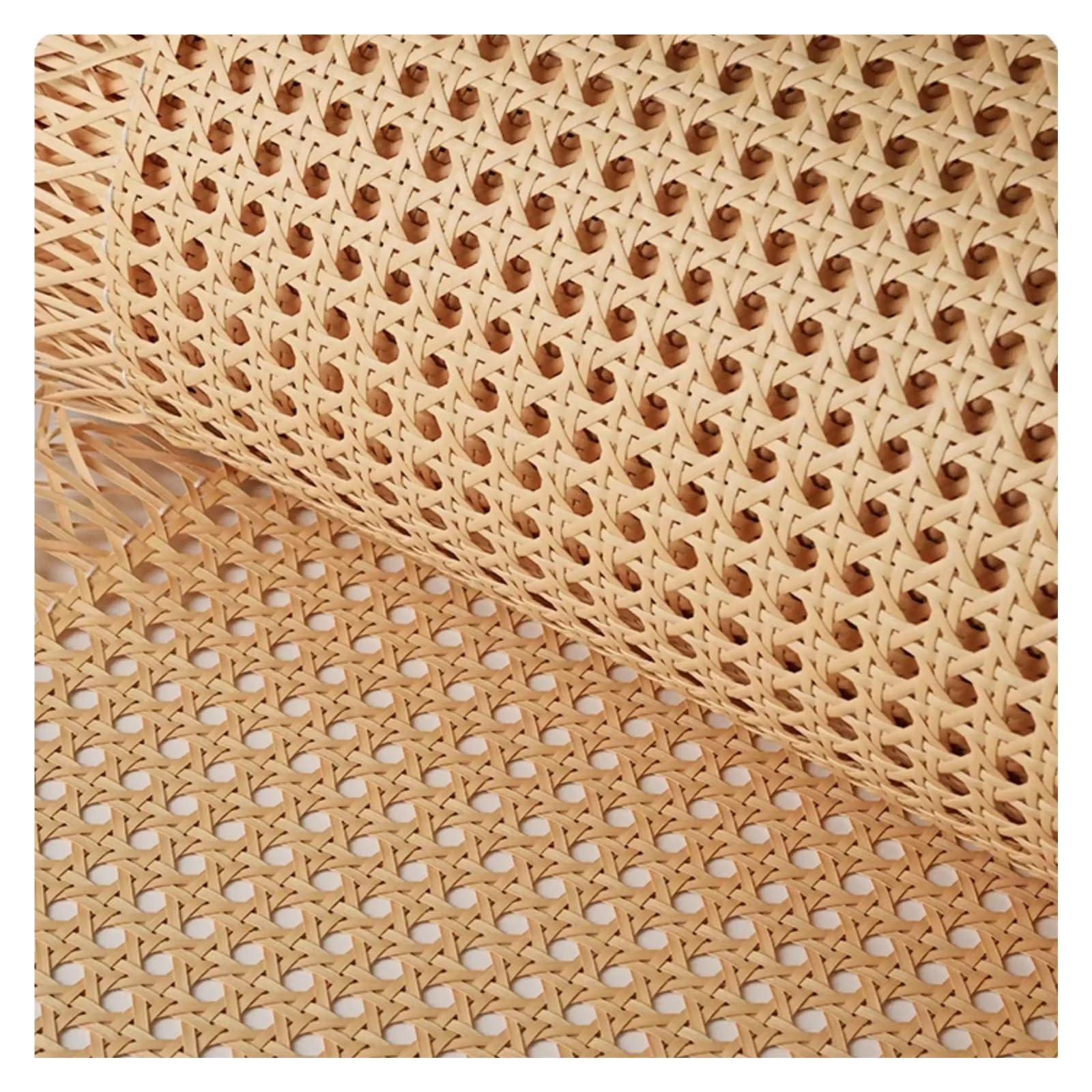 Rotolo di rattan sintetico, 35-100 cm, tessuto di plastica per artigianato, nastro in finto vimini, materiale rattan per progetti fai da te (larghezza 61 cm)