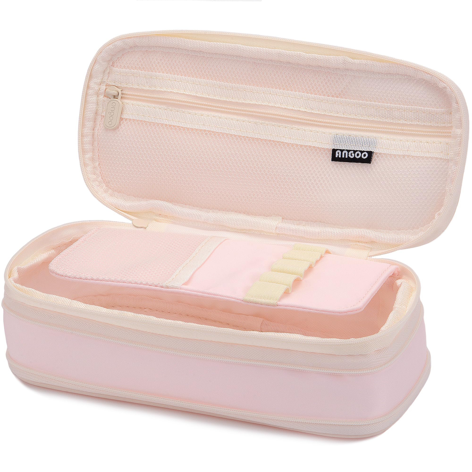 BenPo bar LAGR Pencil Case Big Pencil Pouch (Pink)