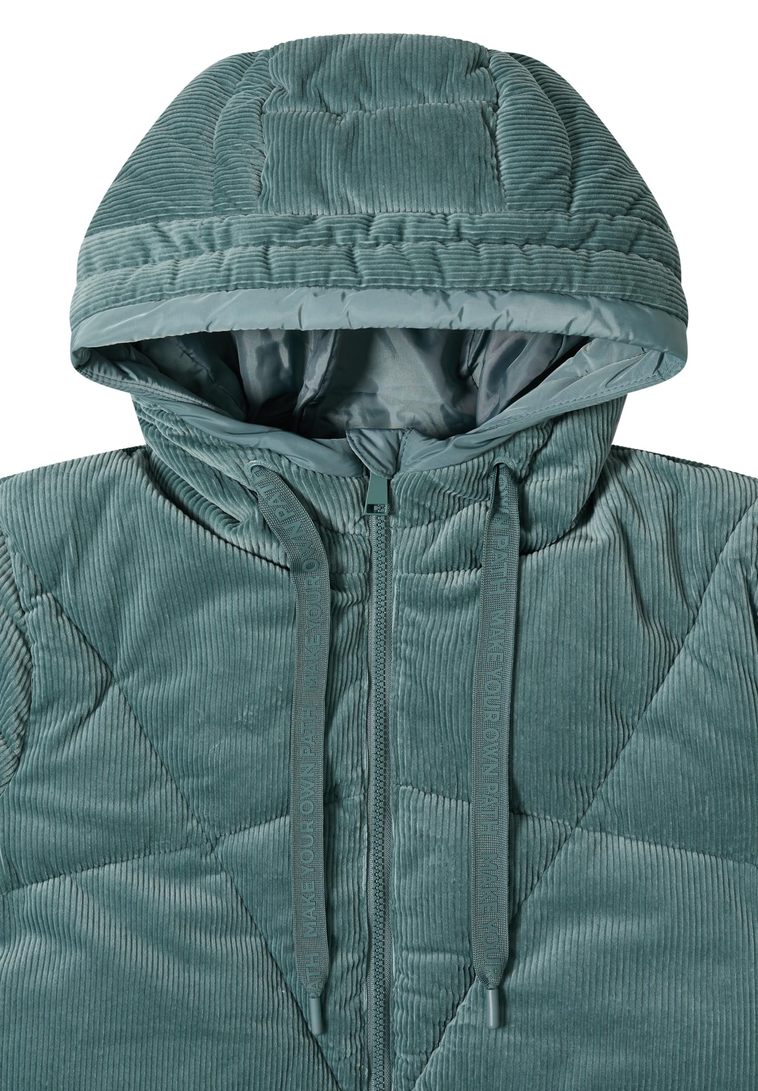 Cecil Puffer Mantel mit Cordmix