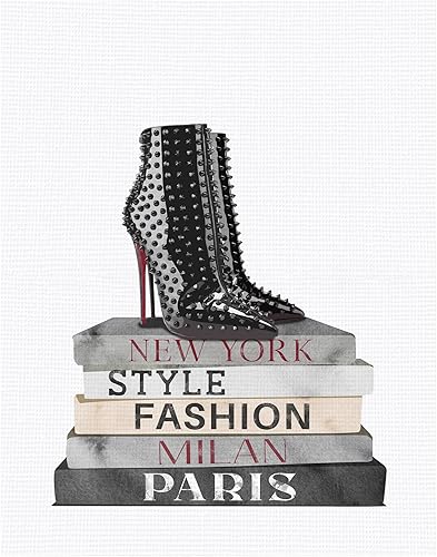 Miniatura 9 de Designer Shoes Wall Art - Fashion Design Poster print - Books of Glam Wall Decor - Glamour Home Decor - Luxury Gifts for Women - Girls Bedroom,