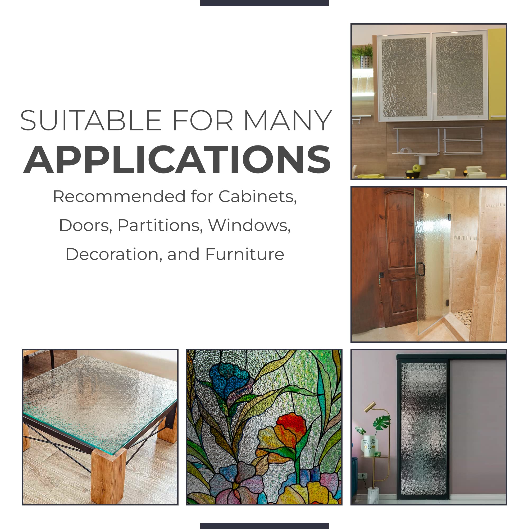 Custom Cut to Size Pattern Pattern #62 Tempered Glass 1/8