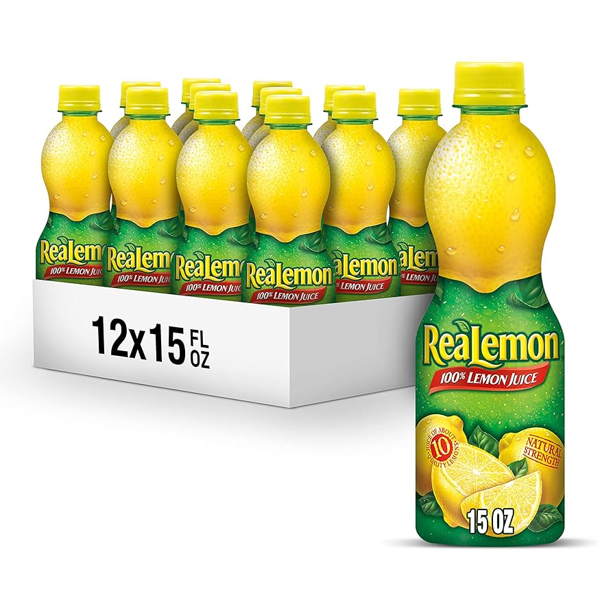 Amazon.com : ReaLemon 100% Lemon Juice, 15 fl oz bottle