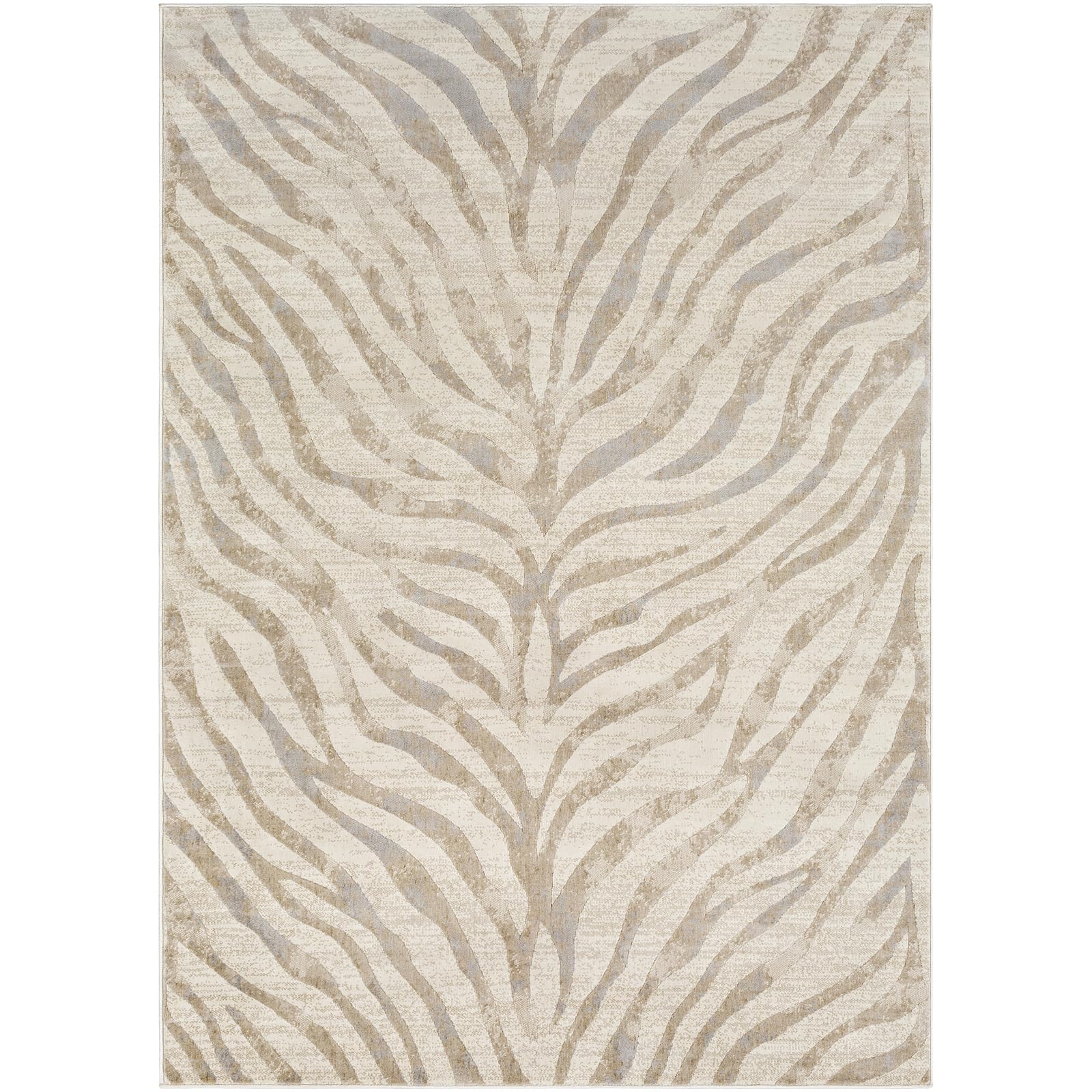 Surya Luanda Tapis de Salon, Style bohème, Grand Tapis pour Chambre à Coucher, 160 x 220 cm, pour Salle à Manger, avec Motif géométrique, scandinave Moderne, Gris Clair et Beige