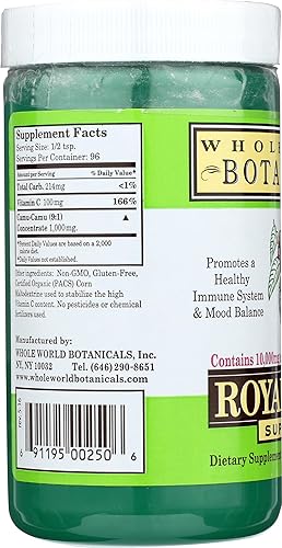 Miniatura 6 de Whole World Botanicals Royal Camu en polvo, 3.5 onzas