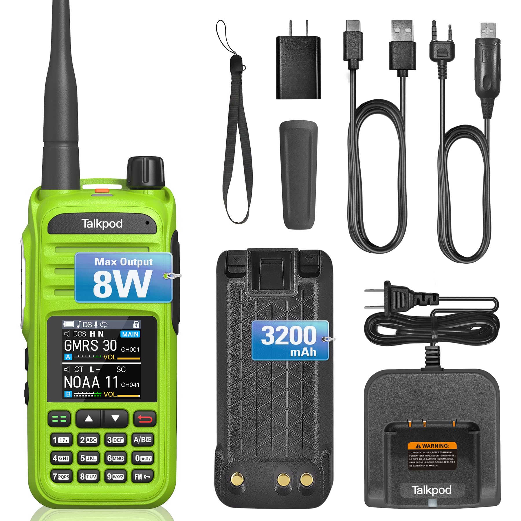 Amazon.com: Talkpod A36Plus Ham Handheld Two Way Radio Upgrade