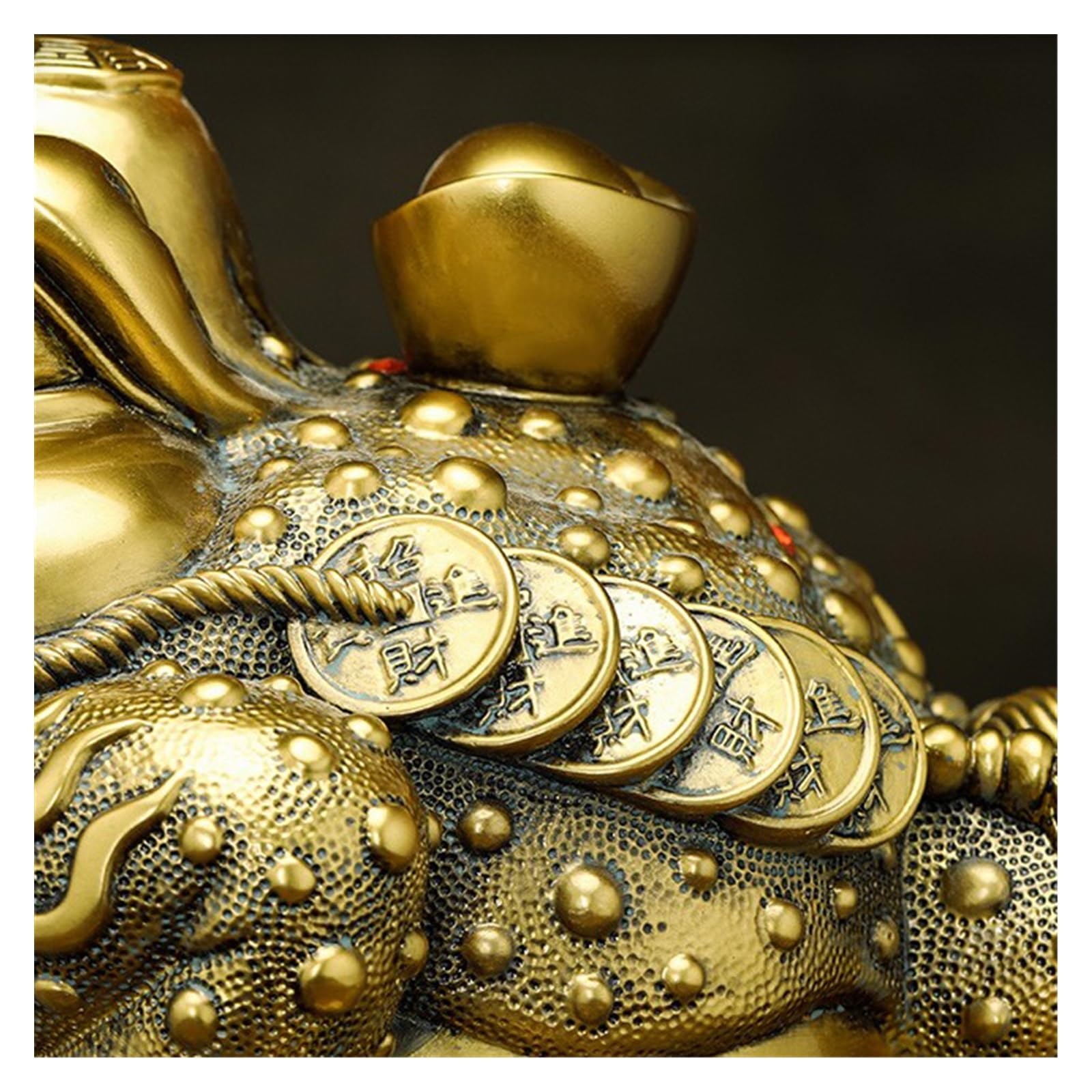 Statua Buddy Wystrój domu Wystrój stołu do jadalni Chińskie Feng Shui Żaba Moneta Chiński urok Pieniądze Ropucha Figurka na szczęście Szczęście Bogactwo Ozdoba Feng Shui