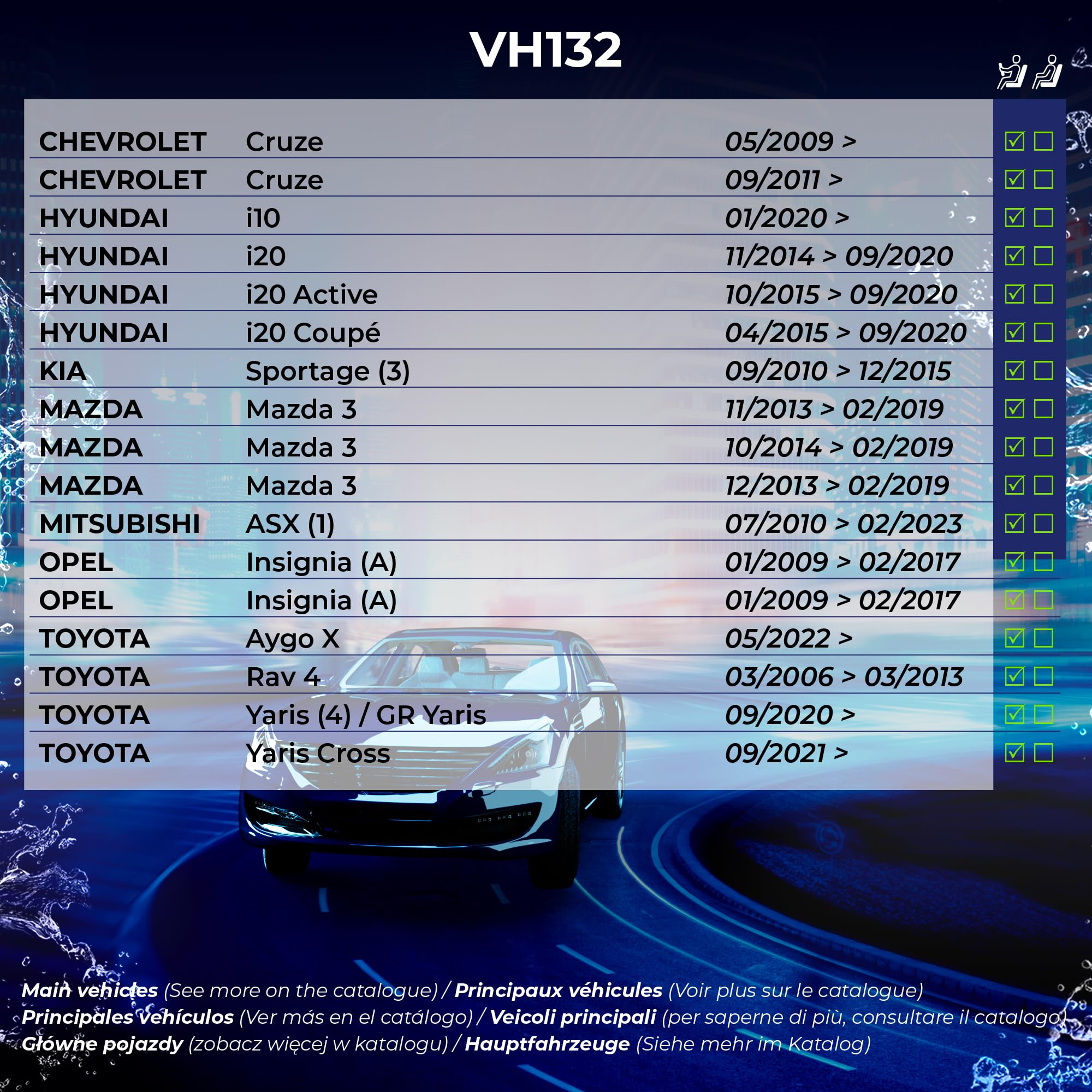 VALEO Silencio Wycieraczki - VH132 - Hybrydowe Pióro Wycieraczki Klasy Premium na Caly Sezon 600mm - Przód - Jedna Sztuka - 574732