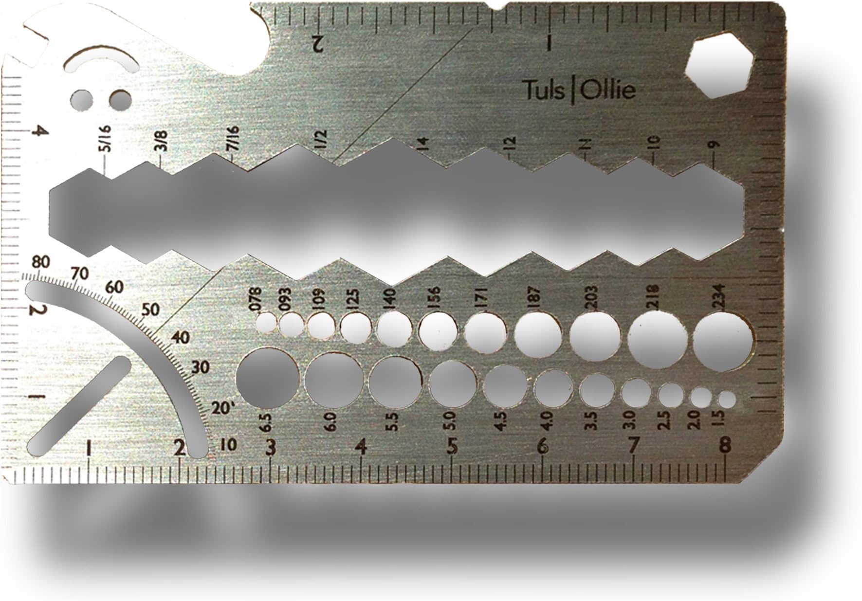 Tuls | Ollie Stainless Steel - credit card sized compact pocket tool