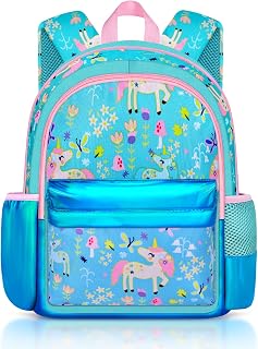 Toddler Backpack, Preschool Toddler Backpack for Kindergarten Elementary Kids 3-6, Mini Backpacks with Adjustable Padded Shoulder Straps(14 IN