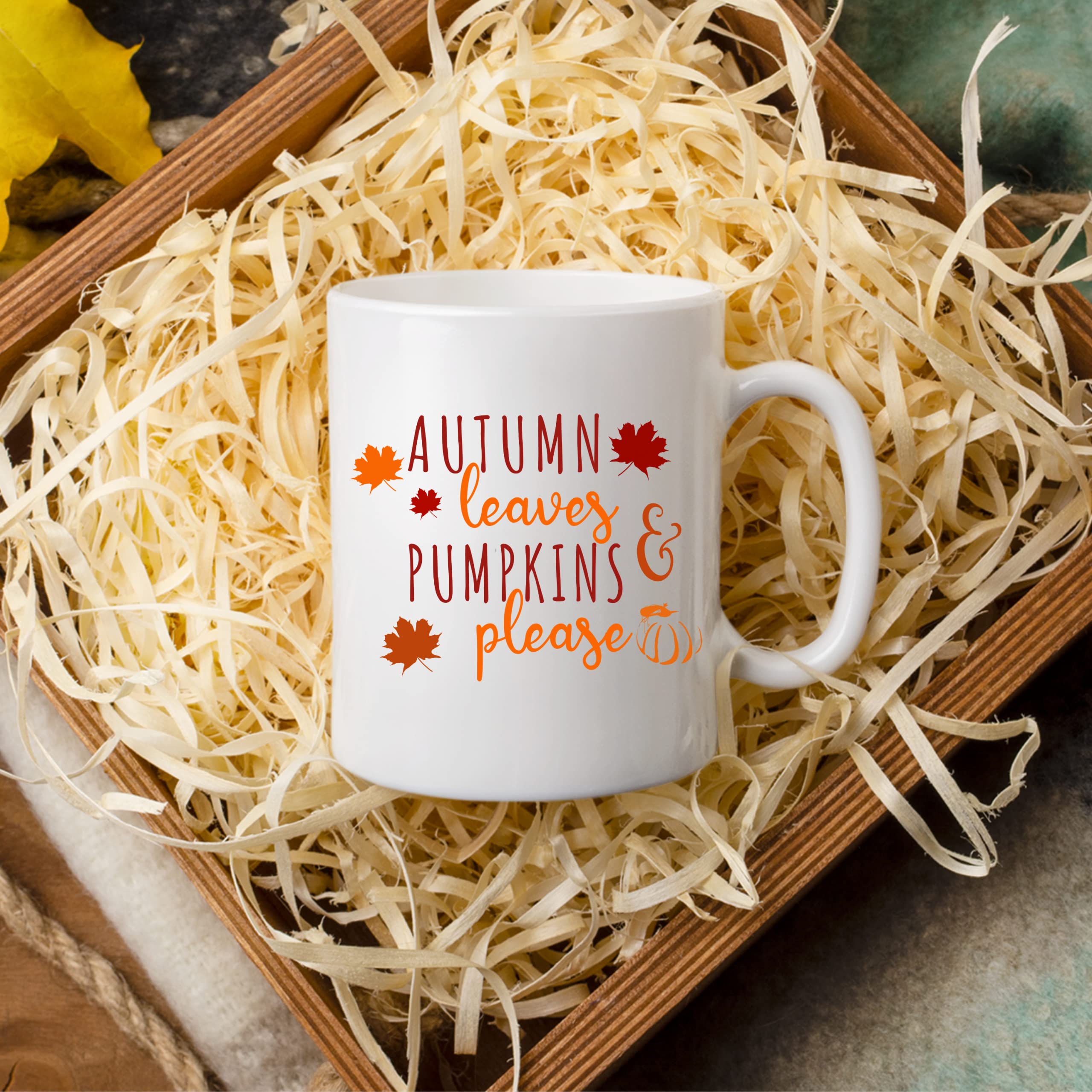 Tazza Da Caffè 325ml "It's Fall Y'all" Con Zucca - Regalo Divertente In Ceramica Per Lei, Lavabile In Lavastoviglie