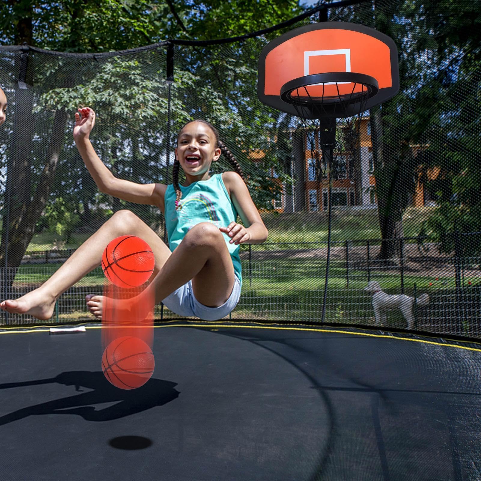 Tavola da basket, regolazione universale per pali dritti e | Anello da appendere con rete, set di giochi per bambini all'aperto, accessorio sportivo per allenamento di attività di sale