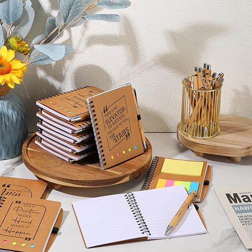 Miniatura 2 de Resurhang 20 juegos de regalo de agradecimiento para empleados, regalos inspiradores a granel, regalos de agradecimiento, cuaderno en espiral