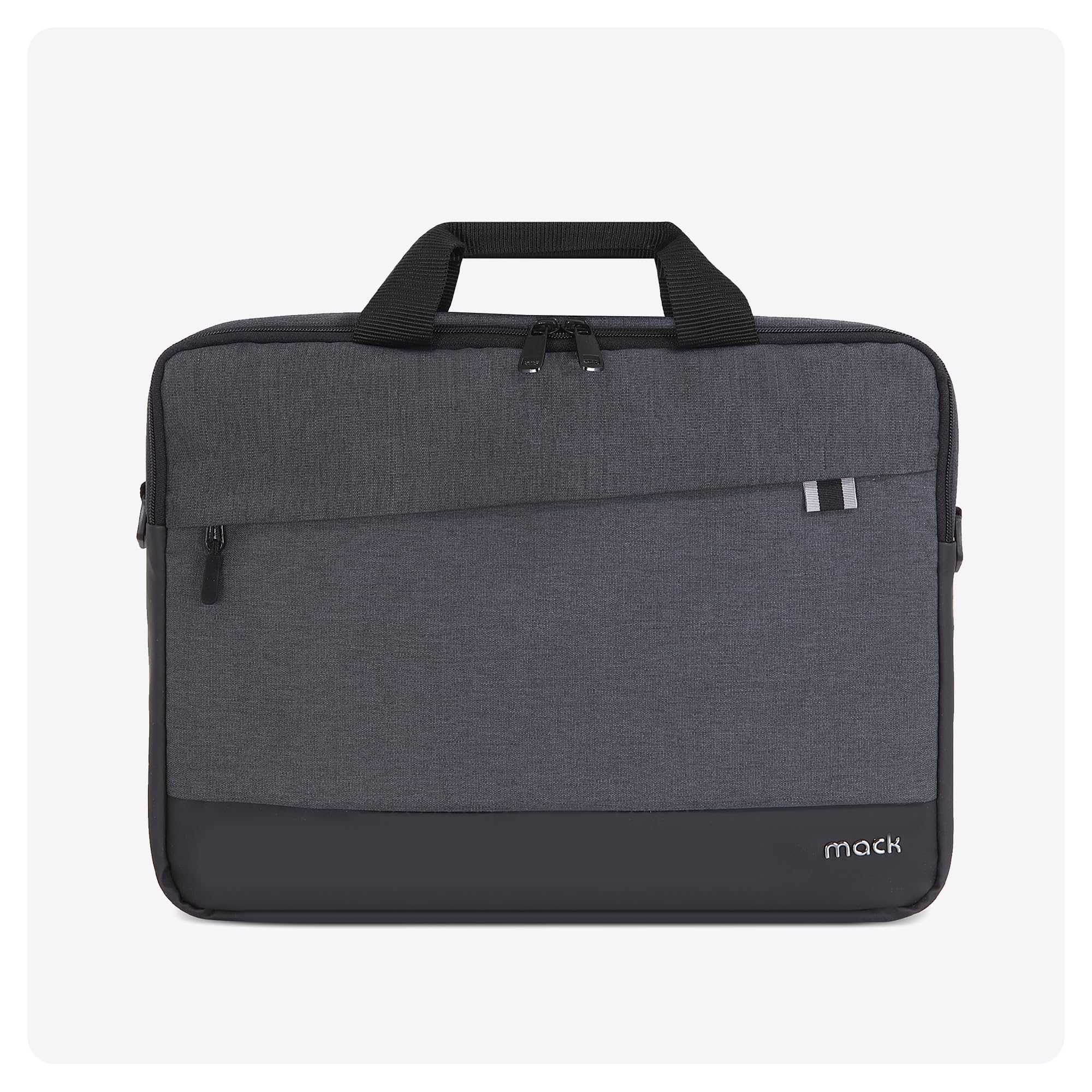 Mack Unicity Eco MCE-1111 Çevre Dostu Laptop Çantası, YKK Fermuarlı Macbook Çantası, MacBook Air/Pro ile Uyumlu Bilgisayar Çantası, Erkek Kadın 14.1 inç Notebook El Çantası, Siyah