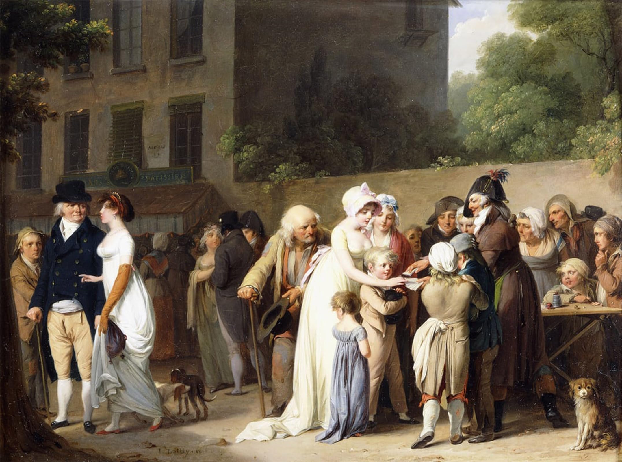 SERENDIPITP Aesthetic Poster Photo Wall Print Retro Picture Famous Paintings by Louis Leopold Boilly Modern Wall Artwork for Home Decor 60x90cm