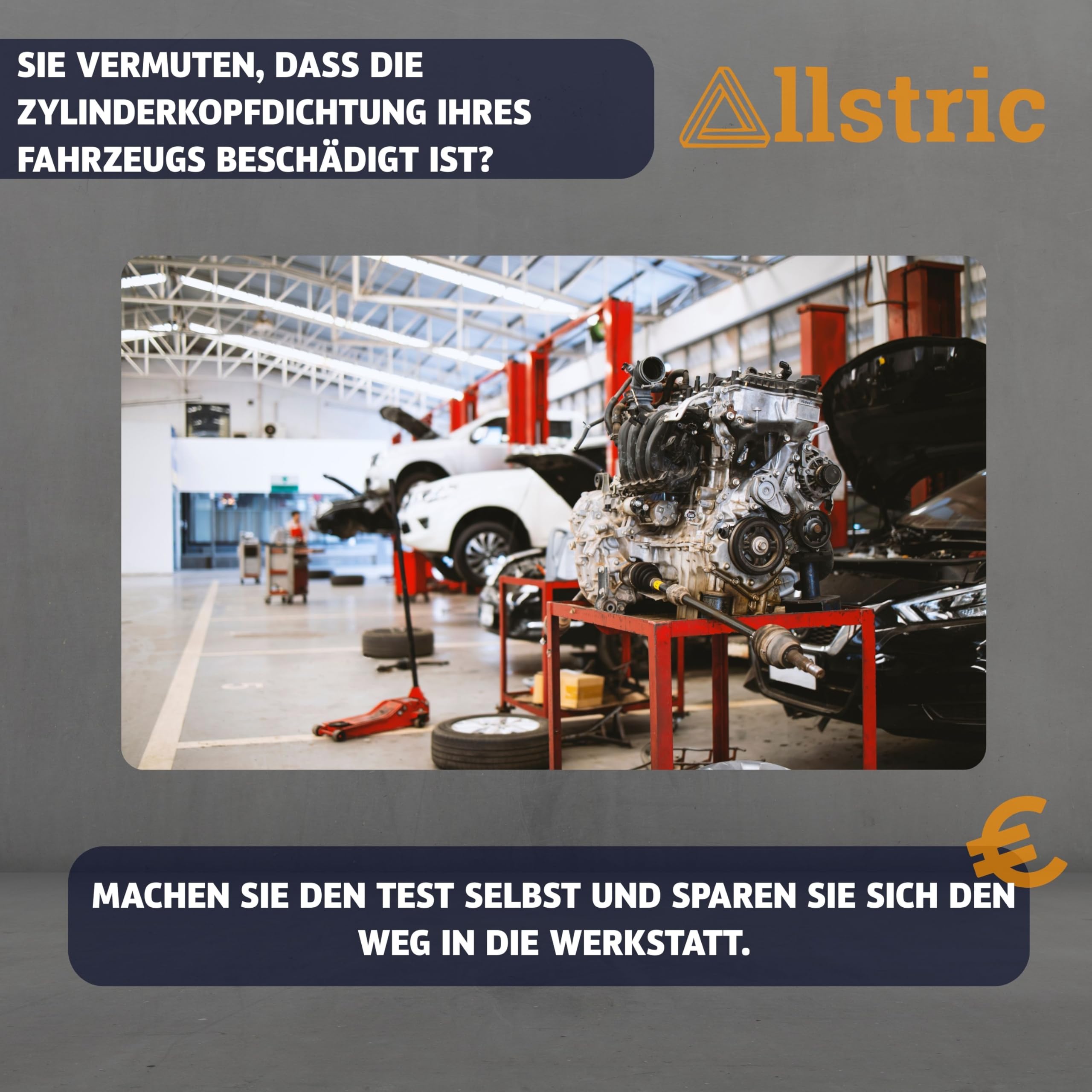 CO2 Tester Kühlwasser | Zylinderkopfdichtung Tester für Auto & Motorrad | Universal Block Tester mit 50 Tests | Kühlmittel Tester & Kopfdichtung Diagnose Werkzeug