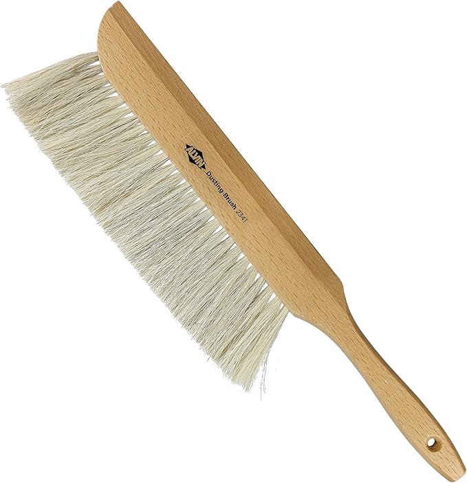 ALVIN 2341 Traditional Dusting Brush, 100 Horsehair and Wood Handle