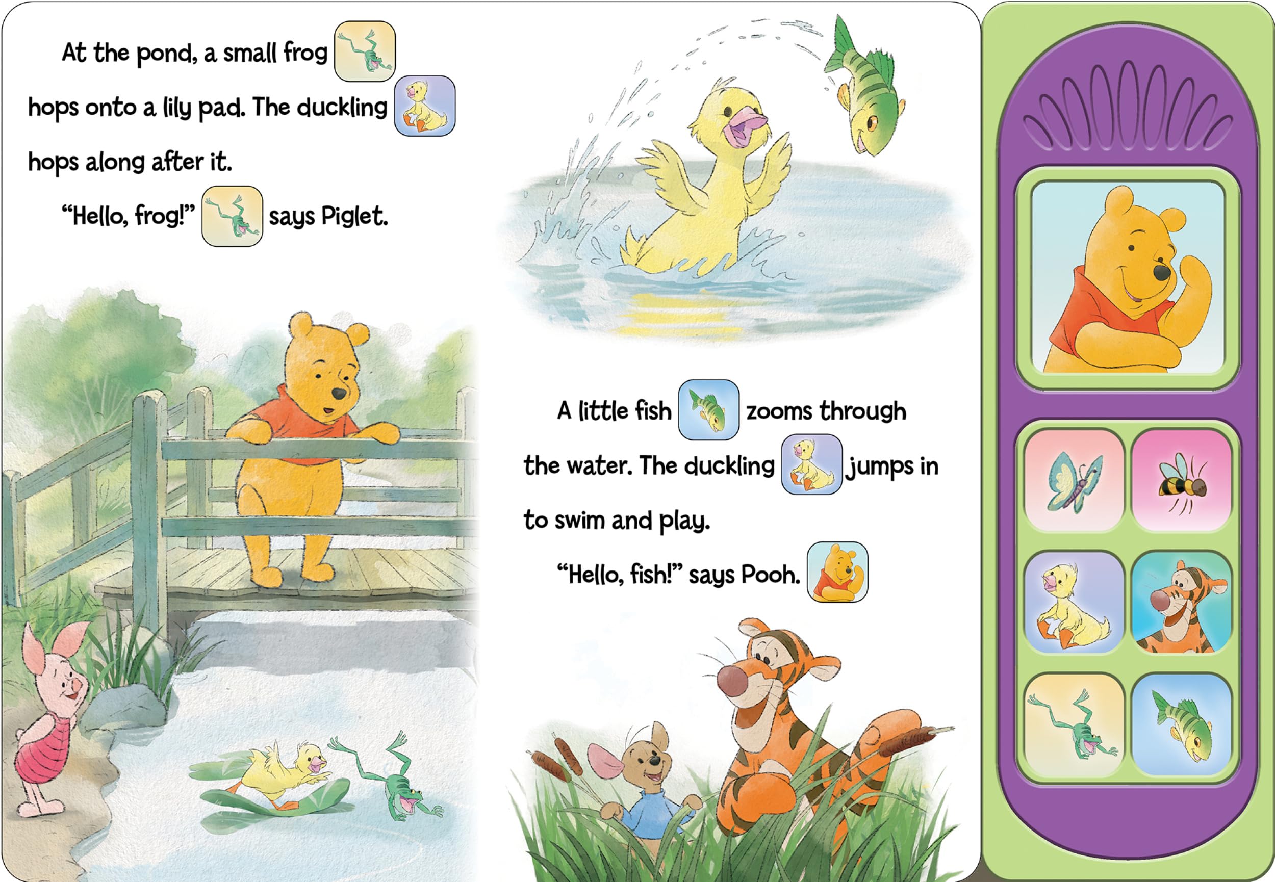Disney Winnie the Pooh - Hello, Spring! 7-Button Sound Book - PI Kids - Image 6