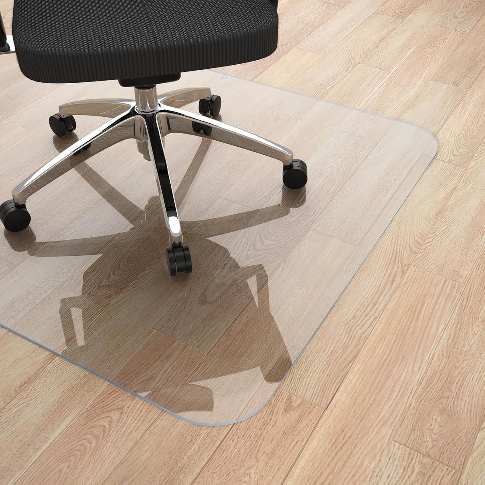 Office Chair Mat Non-Slip Durable Desk Chair Mat for Hardwood Floor 34 36 42 48 54 70 Clear