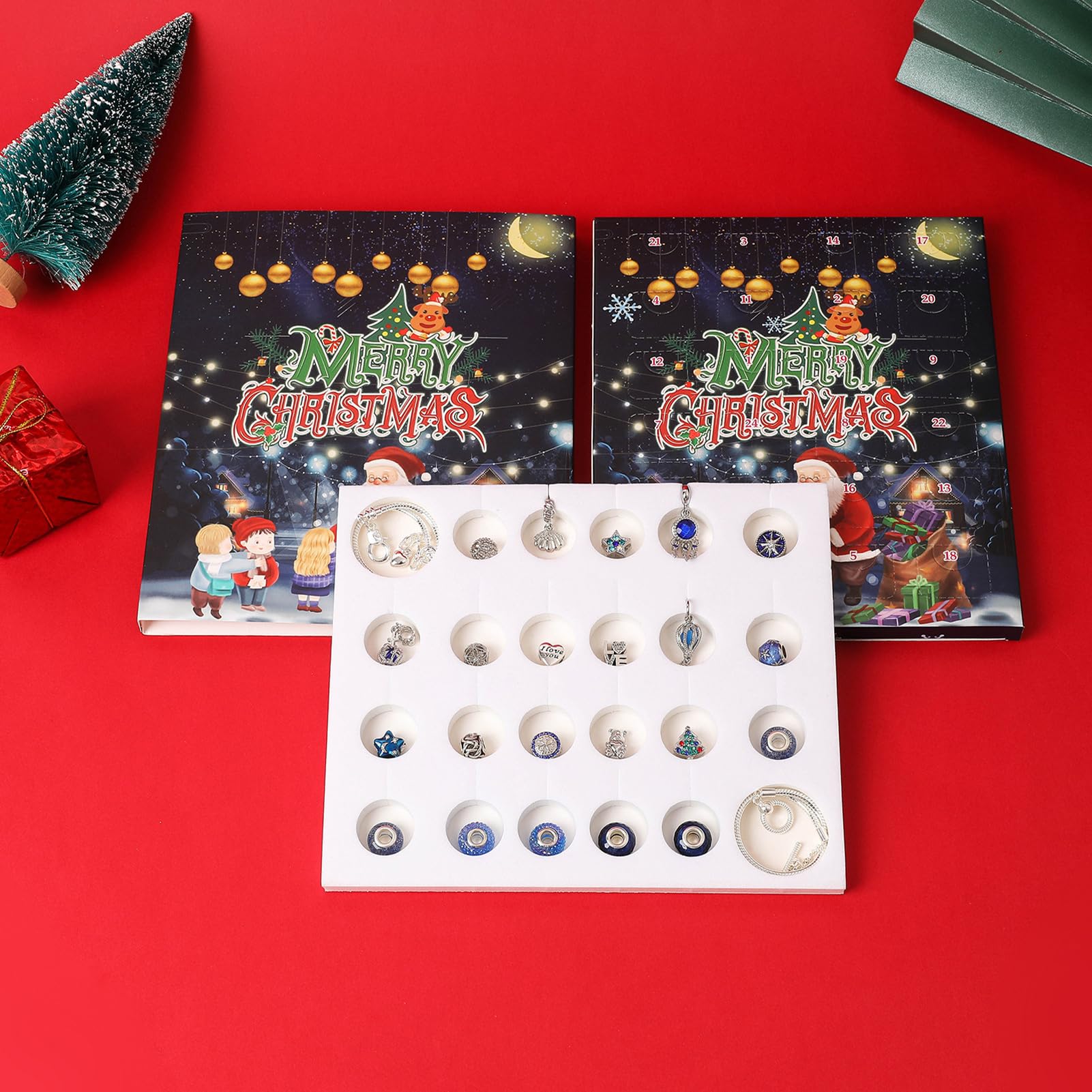 Amazon.co.jp: クリスマス アドベントカレンダー オーナメント 2025