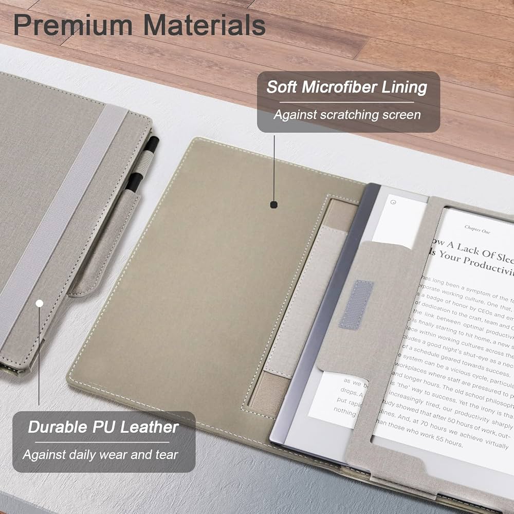 Remarkable2本体、ペン、本体カバーのセット Amazon.com : reMarkable Essentials Bundle – Gray