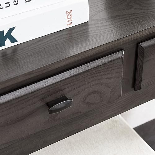 Vista 157 de Leick Home Beckett 24032 Beckett - Soporte de pasillo con estante para sala de estar, pasillo, entrada, antracita/peltre