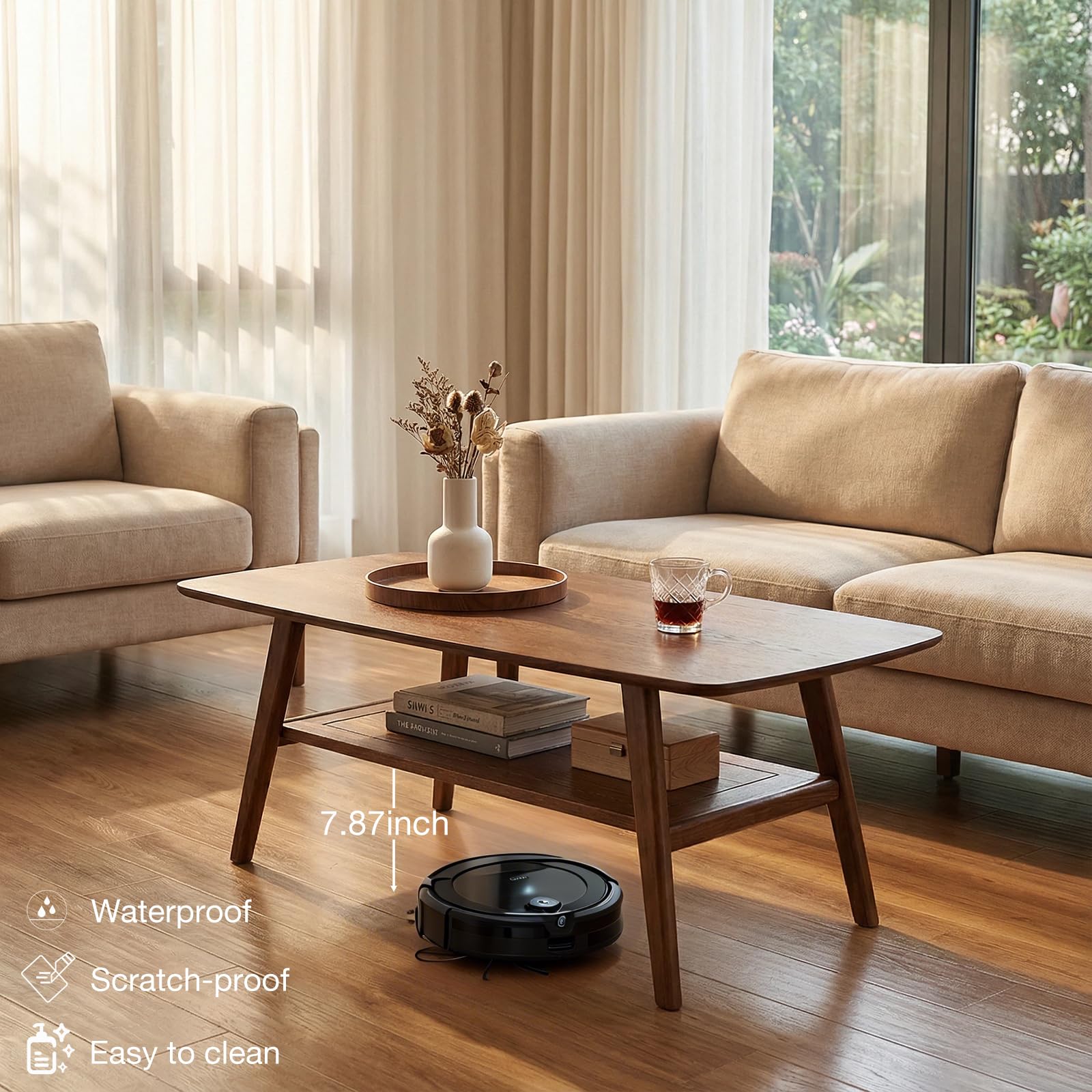 Amazon.com: Bamskov Mid Century Modern Coffee Table: 100% Solid